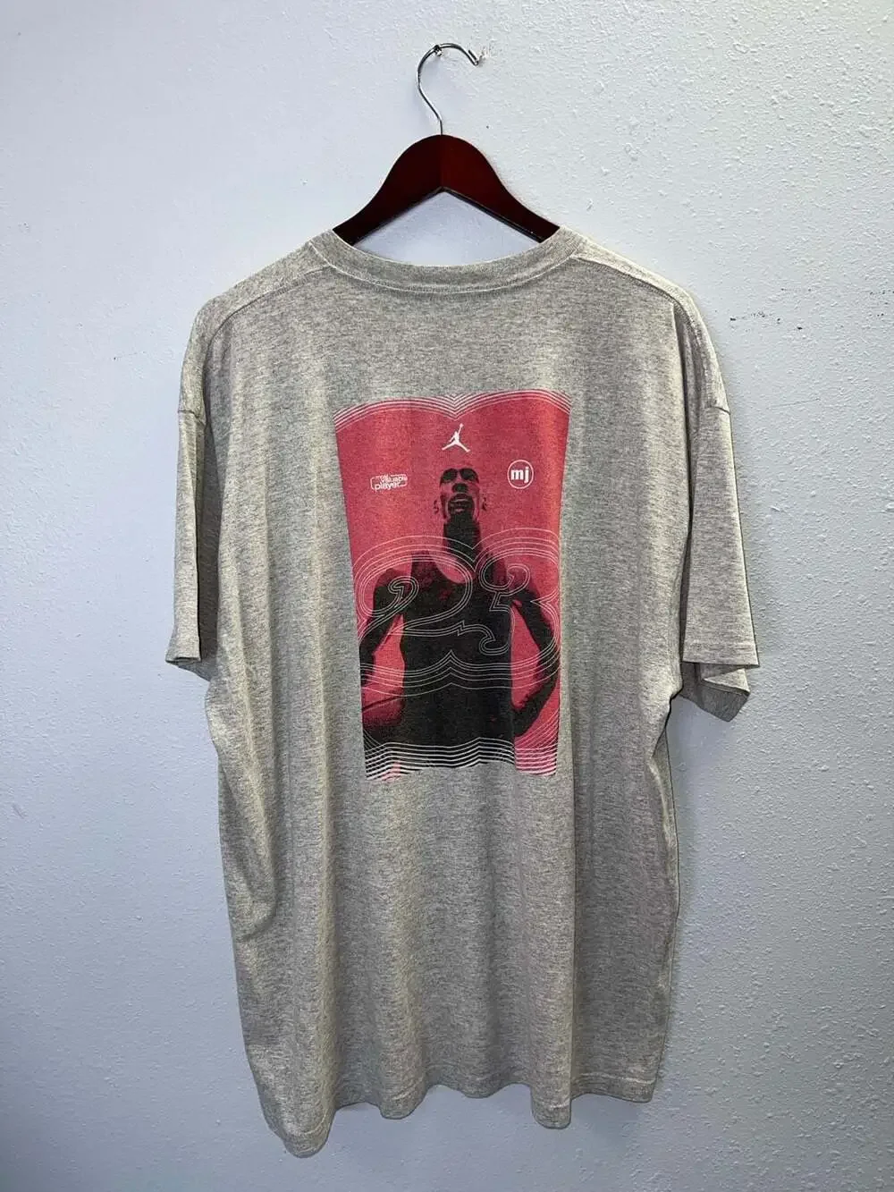 Vintage 90s Nike Michael Jordan Most Valuable Player 98 Shirt XL Grey USA 0651